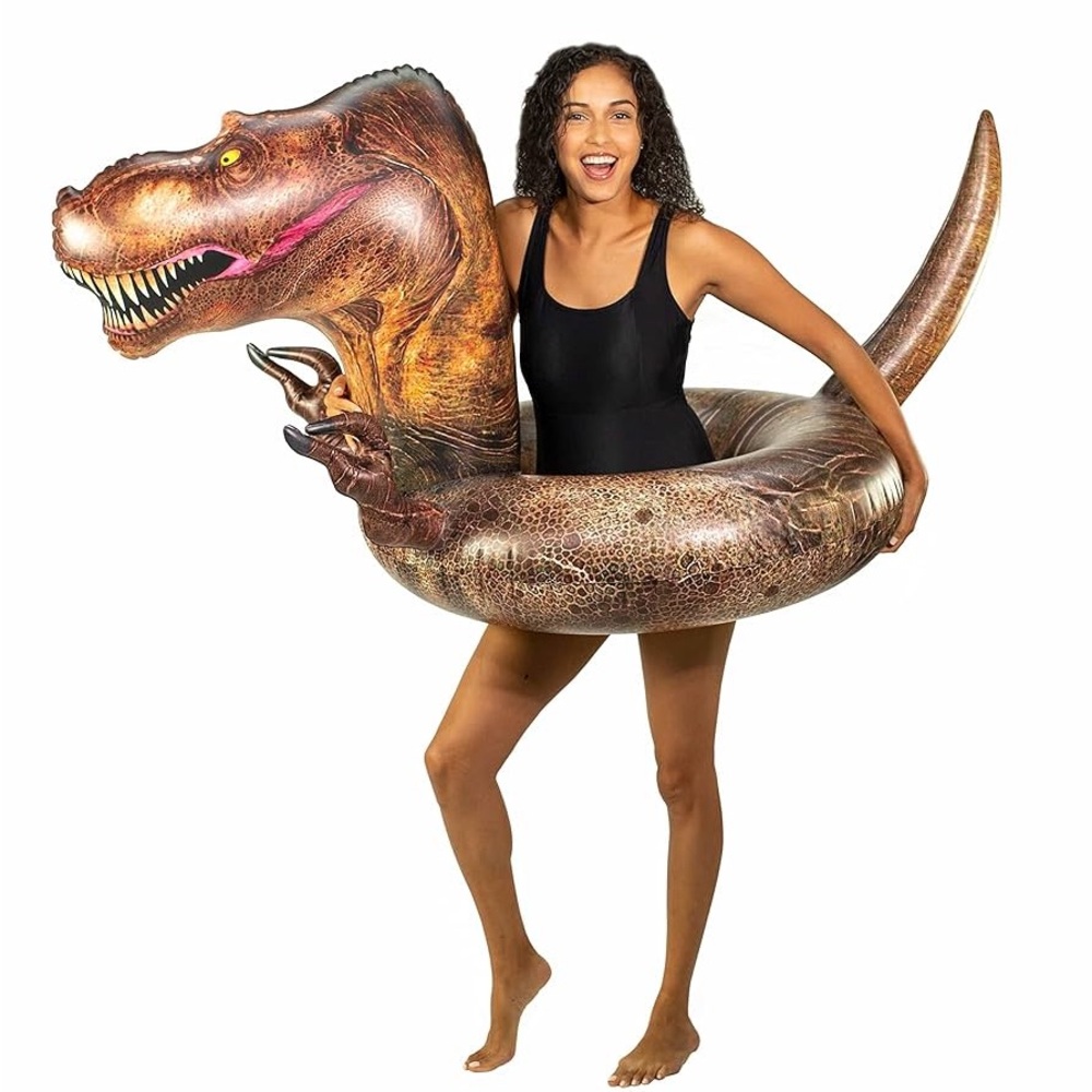 POOLCANDY TRex Pool Float BIG over 5 foot Adult Toy Dinosaur 250 pounds max NIB